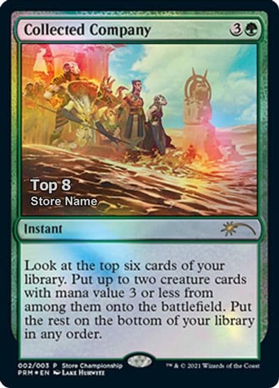 Collected Company Top 8 Game Day & Store Championship Promos Magic card