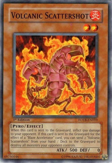 Volcanic Scattershot Force of the Breaker Yu-Gi-Oh! card