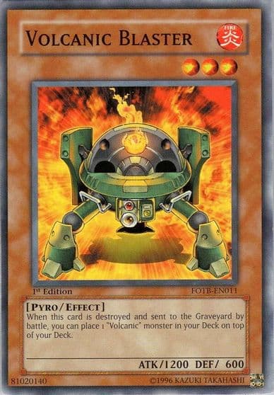 Volcanic Blaster Force of the Breaker Yu-Gi-Oh! card