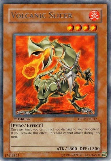 Volcanic Slicer Force of the Breaker Yu-Gi-Oh! card