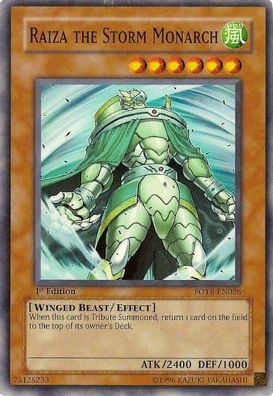 Raiza the Storm Monarch Force of the Breaker Yu-Gi-Oh! card