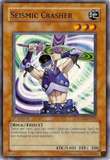 Seismic Crasher Force of the Breaker Yu-Gi-Oh! card