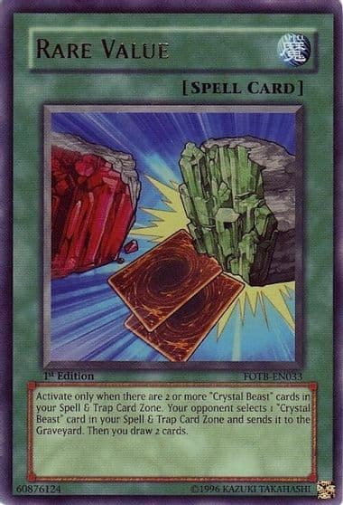 Rare Value Force of the Breaker Yu-Gi-Oh! card