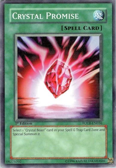 Crystal Promise Force of the Breaker Yu-Gi-Oh! card