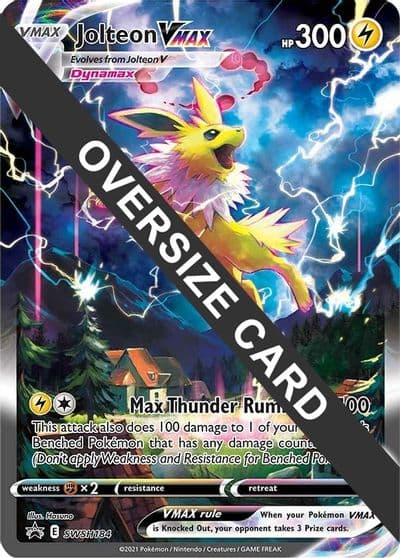 Jolteon VMAX - SWSH184 Jumbo Cards Pokemon card