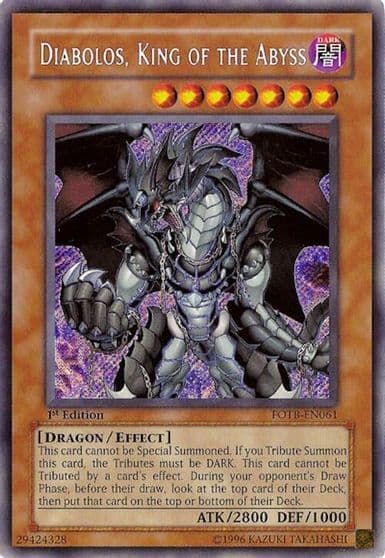 Diabolos King of the Abyss Force of the Breaker Yu-Gi-Oh! card