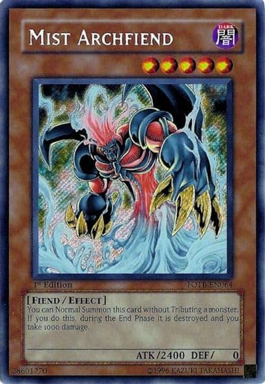Mist Archfiend Force of the Breaker Yu-Gi-Oh! card
