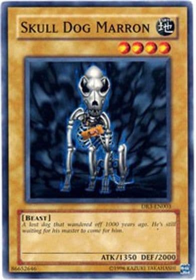 Skull Dog Marron Dark Revelation Volume 3 Yu-Gi-Oh! card