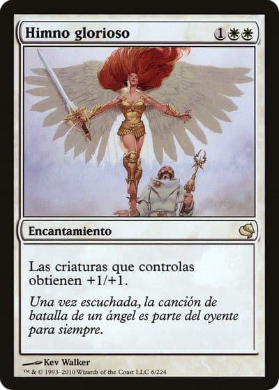 Glorious Anthem Spanish Himno glorioso Magic Encyclopedia 2011 (Salvat) Magic card