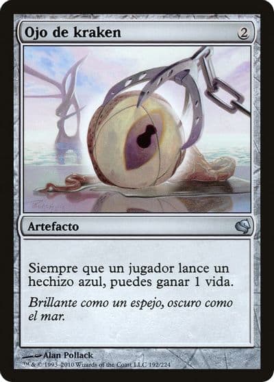 Krakens Eye Spanish Ojo de kraken Magic Encyclopedia 2011 (Salvat) Magic card