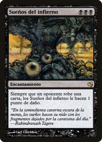 Underworld Dreams Spanish Suenos del infierno Magic Encyclopedia 2011 (Salvat) Magic card
