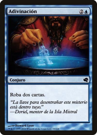Divination Spanish Adivinacion Magic Encyclopedia 2011 (Salvat) Magic card