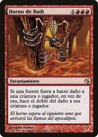 Furnace of Rath Spanish Horno de Rath Magic Encyclopedia 2011 (Salvat) Magic card