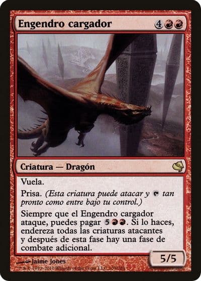 Hellkite Charger Spanish Engendro cargador Magic Encyclopedia 2011 (Salvat) Magic card