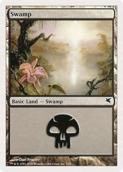 Swamp 9 Magic Encyclopedia 2005 (Salvat/Hachette) Magic card