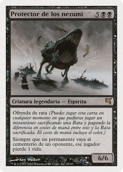 Patron of the Nezumi Spanish Protector de los nezumi Magic Encyclopedia 2005 (Salvat/Hachette) Magic card