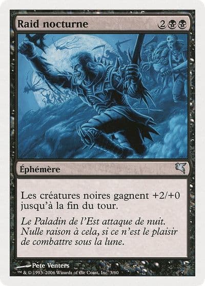 Nocturnal Raid French Raid nocturne Magic Encyclopedia 2005 (Salvat/Hachette) Magic card
