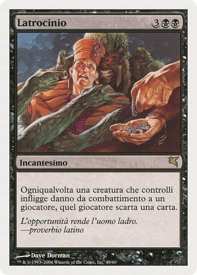 Larceny Italian Latrocinio Magic Encyclopedia 2005 (Salvat/Hachette) Magic card