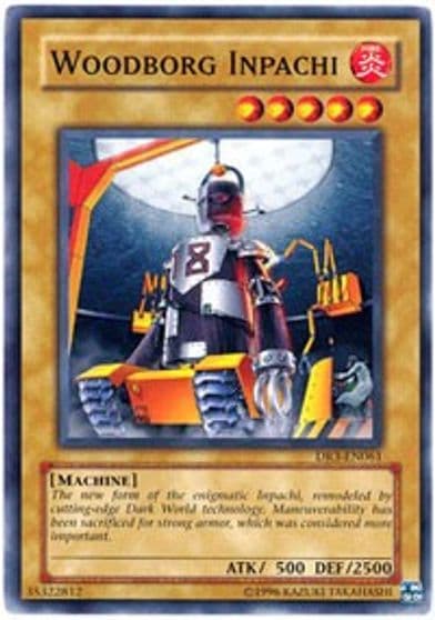 Woodborg Inpachi Dark Revelation Volume 3 Yu-Gi-Oh! card