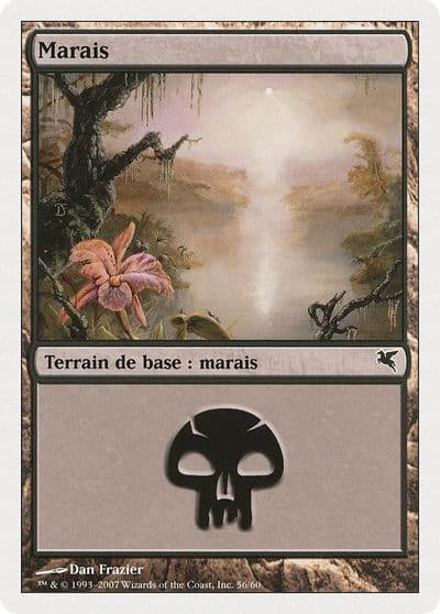 Swamp French Marais D56 Magic Encyclopedia 2005 (Salvat/Hachette) Magic card