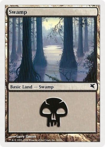 Swamp 56 Magic Encyclopedia 2005 (Salvat/Hachette) Magic card