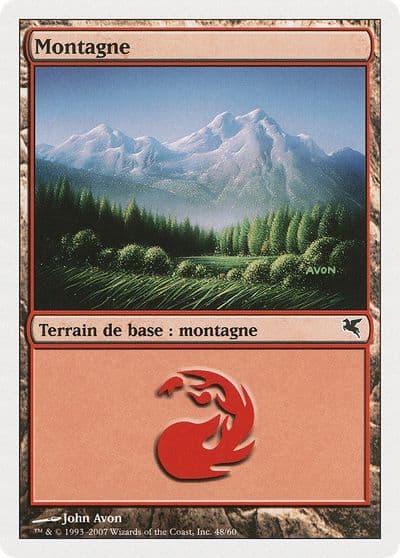 Mountain French Montagne C48 Magic Encyclopedia 2005 (Salvat/Hachette) Magic card