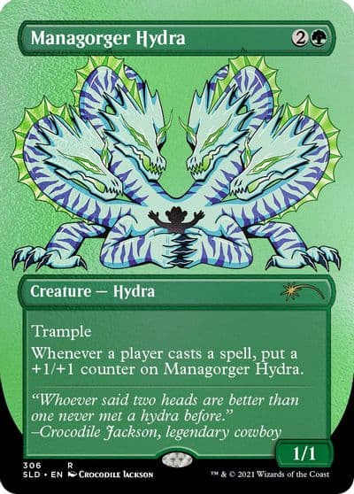 Managorger Hydra Foil Etched Secret Lair Drop Series Magic card
