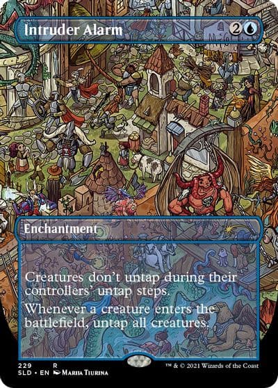 Intruder Alarm Secret Lair Drop Series Magic card