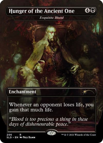 Hunger of the Ancient One Exquisite Blood Secret Lair Drop Series Magic card
