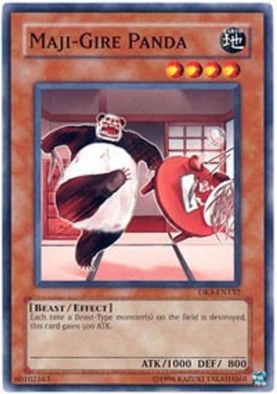 Maji Gire Panda Dark Revelation Volume 3 Yu-Gi-Oh! card