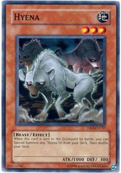 Hyena Dark Revelation Volume 3 Yu-Gi-Oh! card
