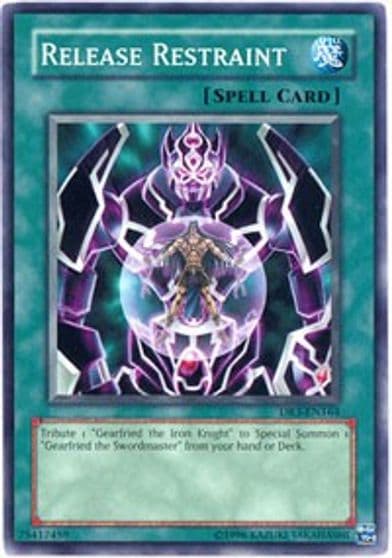 Release Restraint Dark Revelation Volume 3 Yu-Gi-Oh! card