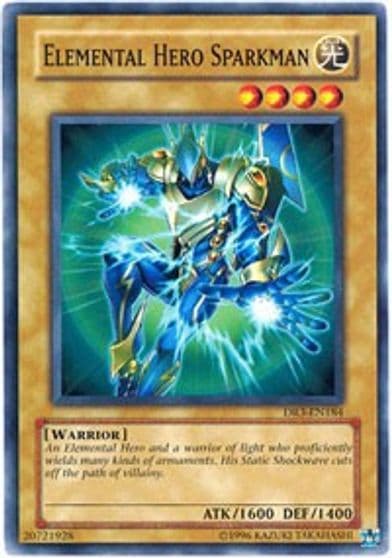 Elemental Hero Sparkman Dark Revelation Volume 3 Yu-Gi-Oh! card