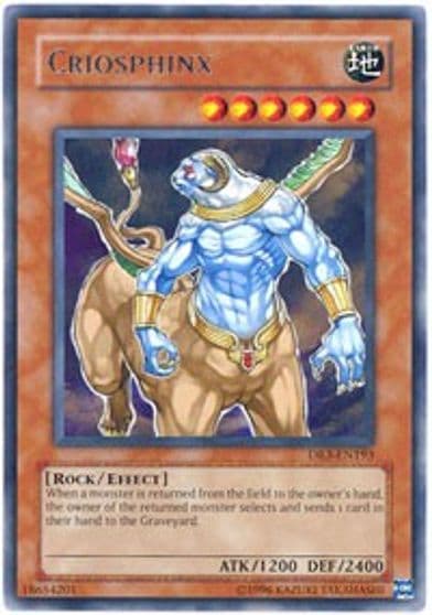 Criosphinx Dark Revelation Volume 3 Yu-Gi-Oh! card