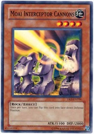 Moai Interceptor Cannons Dark Revelation Volume 3 Yu-Gi-Oh! card