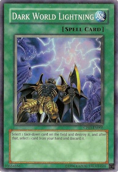 Dark World Lightning Champion Pack 3 Yu-Gi-Oh! card