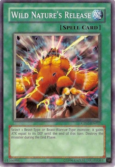Wild Natures Release Champion Pack 3 Yu-Gi-Oh! card