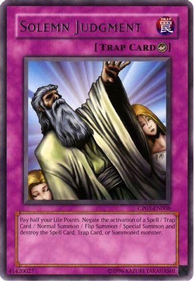 Solemn Judgment Champion Pack 1 Yu-Gi-Oh! card