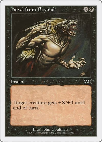 Howl from Beyond Classic Sixth Edition Magic card