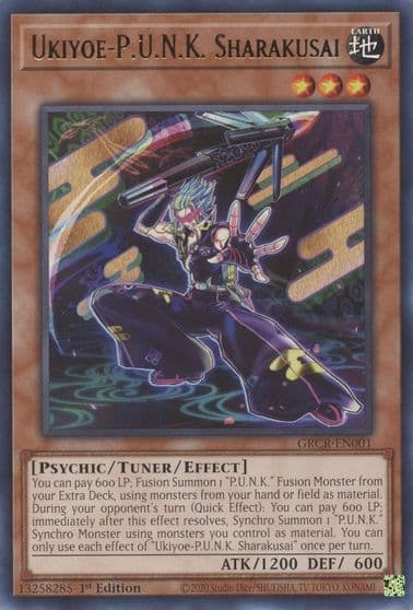 Ukiyoe PUNK Sharakusai The Grand Creators Yu-Gi-Oh! card