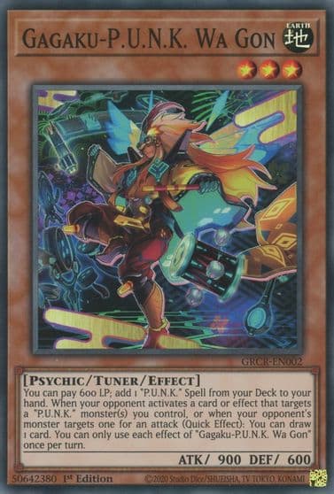Gagaku PUNK Wa Gon The Grand Creators Yu-Gi-Oh! card