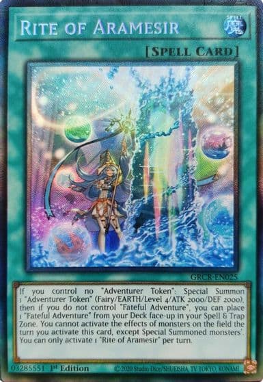 Rite of Aramesir CR The Grand Creators Yu-Gi-Oh! card