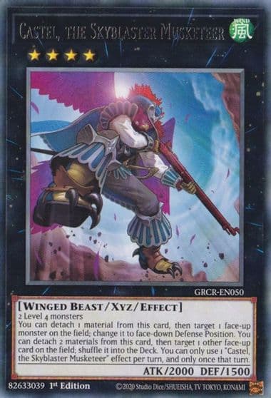 Castel the Skyblaster Musketeer The Grand Creators Yu-Gi-Oh! card