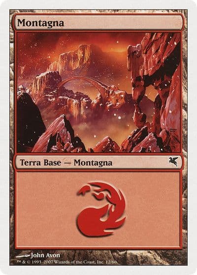 Mountain Italian Montagna K12 Magic Encyclopedia 2005 (Salvat/Hachette) Magic card