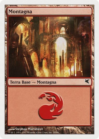 Mountain Italian Montagna K24 Magic Encyclopedia 2005 (Salvat/Hachette) Magic card
