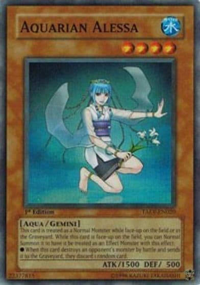 Aquarian Alessa Tactical Evolution Yu-Gi-Oh! card