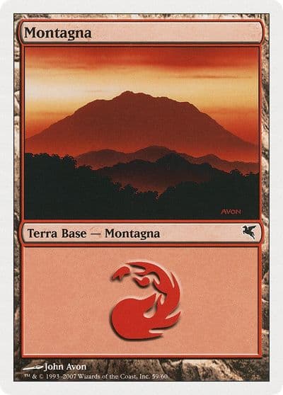 Mountain Italian Montagna C59 Magic Encyclopedia 2005 (Salvat/Hachette) Magic card