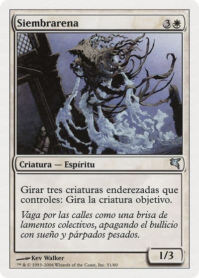 Sandsower Spanish Siembrarena C51 Magic Encyclopedia 2005 (Salvat/Hachette) Magic card