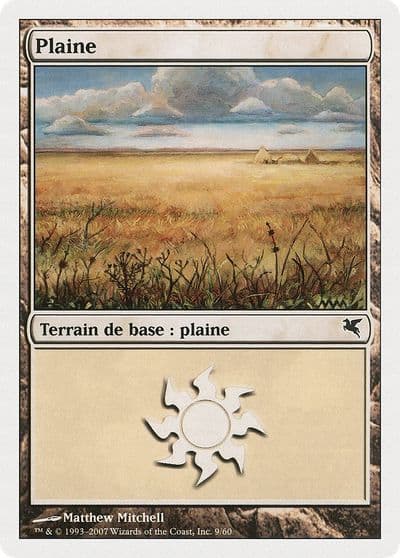 Plains French Plaine C9 Magic Encyclopedia 2005 (Salvat/Hachette) Magic card