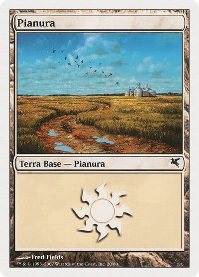 Plains Italian Pianura C20 Magic Encyclopedia 2005 (Salvat/Hachette) Magic card